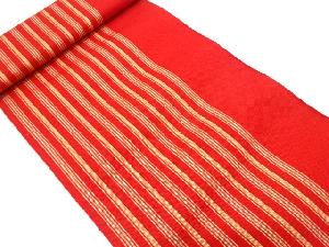 アンティーク　縞模様織り出し　八寸帯地反物